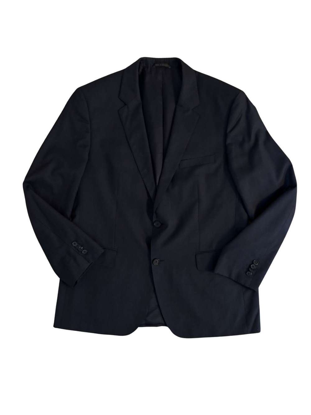 Hugo Boss Super 120 Classic Navy Two-Button Blazer